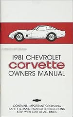 1981 corvette owner for sale  Delivered anywhere in USA 