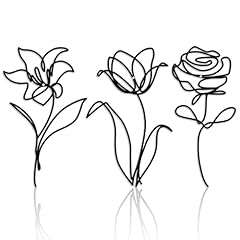 Pieces metal flowers for sale  Delivered anywhere in USA 