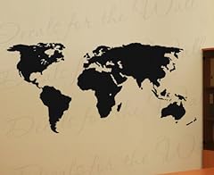 Black map wall for sale  Delivered anywhere in USA 