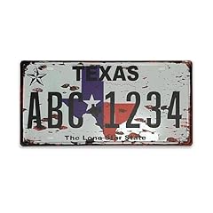 Retro texas license for sale  Delivered anywhere in USA 