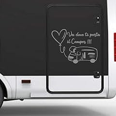 Adesivo sticker camper usato  Spedito ovunque in Italia 