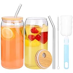 2pack 16oz glass for sale  Delivered anywhere in USA 