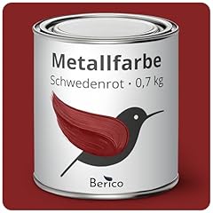 Berico metallfarbe schwedenrot gebraucht kaufen  Wird an jeden Ort in Deutschland