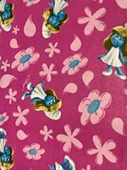 Smurfs pink fabric for sale  Delivered anywhere in USA 
