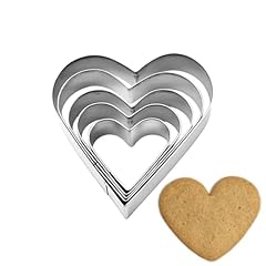 5pcs heart cookie for sale  Delivered anywhere in UK