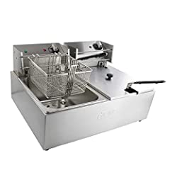eZone Commercial Electric Deep Fat Fryer Twin Tank for sale  Delivered anywhere in Ireland