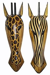 Pair giraffe zebra for sale  Delivered anywhere in USA 