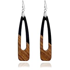 Fiklon wood earrings for sale  Delivered anywhere in USA 