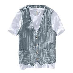 Linen suit vest for sale  Delivered anywhere in UK