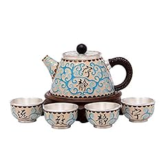 5pcs Set Sterling Silver Tea Set Sterling Silver S999 for sale  Delivered anywhere in Canada