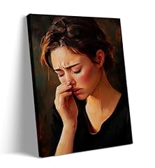 Sad woman wall for sale  Delivered anywhere in USA 