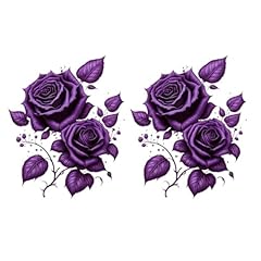 2pcs purple rose for sale  Delivered anywhere in USA 