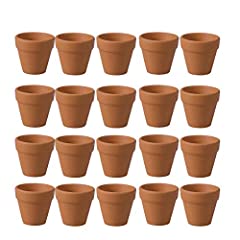 BESTonZON 20pcs Mini Clay Pots 1.2'' Terracotta Pot for sale  Delivered anywhere in UK