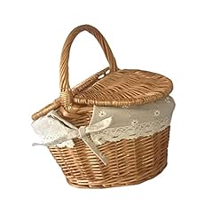 Wicker picnic basket for sale  Delivered anywhere in Ireland