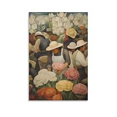 Flower vendor painting for sale  Delivered anywhere in USA 