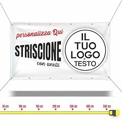 Striscione personalizzato con usato  Spedito ovunque in Italia 