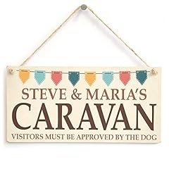 Personalised caravan sign for sale  Delivered anywhere in UK