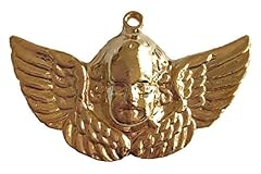 Gold brass cherub for sale  Delivered anywhere in USA 