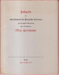 Festgabe gesellschaft deutsche gebraucht kaufen  Wird an jeden Ort in Deutschland