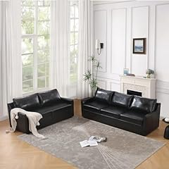 Faux leather sofa for sale  Delivered anywhere in USA 