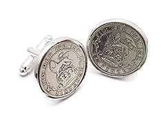Sixpence cufflinks for sale  Delivered anywhere in UK