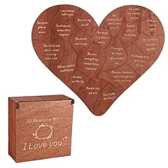 Romantic gift wooden for sale  Delivered anywhere in UK