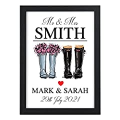 Personalised wedding welly for sale  Delivered anywhere in UK