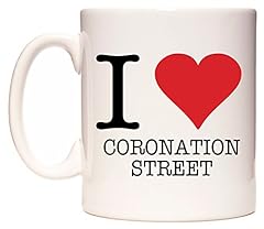 I Love Coronation Street Mug Cup by WeDoMugs for sale  Delivered anywhere in UK