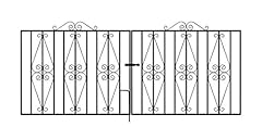 Stirling driveway gates for sale  Delivered anywhere in Ireland