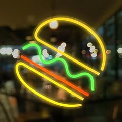 Hamburger neon signs for sale  Delivered anywhere in Ireland