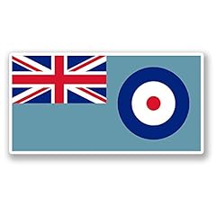 2 x 10cm RAF Flag Vinyl Sticker Decal Roundel Air Force for sale  Delivered anywhere in UK