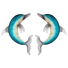 Metal dolphin wall for sale  Delivered anywhere in USA 