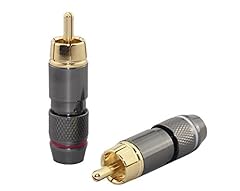 2pcs end rca for sale  Delivered anywhere in USA 
