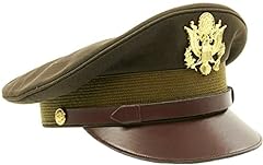 Wwii officer visor for sale  Delivered anywhere in USA 