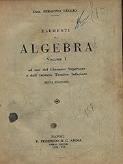 Elementi algebra vol.1 usato  Spedito ovunque in Italia 
