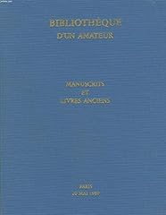 Bibliotheque amateur. manuscri d'occasion  Livré partout en France