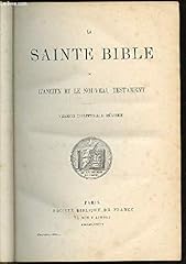 Sainte bible ancien d'occasion  Livré partout en France
