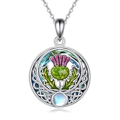 Scottish thistle necklace for sale  Delivered anywhere in UK