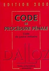 Code procedure penale d'occasion  Livré partout en Belgiqu