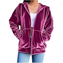 Velvet hooded sweatshirt for sale  Delivered anywhere in USA 