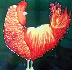 Rooster hand painted for sale  Delivered anywhere in USA 