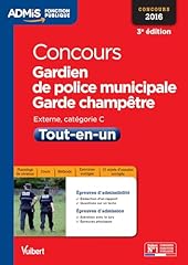 Concours gardien police d'occasion  Livré partout en France