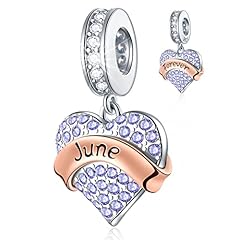 June birthstone charms for sale  Delivered anywhere in UK