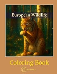 European wildlife coloring usato  Spedito ovunque in Italia 
