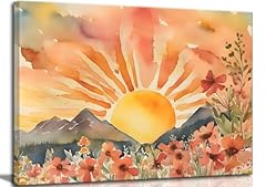 Boho sun canvas for sale  Delivered anywhere in USA 