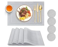 Donjim silver placemats for sale  Delivered anywhere in UK