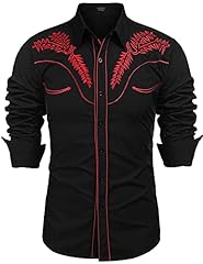 Coofandy men western for sale  Delivered anywhere in USA 