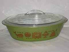 Vintage glasbake green for sale  Delivered anywhere in USA 