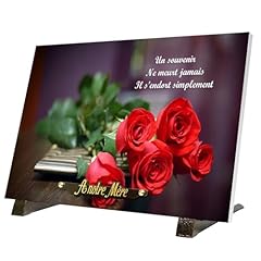 Plaque funeraire bouquets d'occasion  Livré partout en Belgiqu