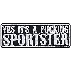 Yes sportster embroidered for sale  Delivered anywhere in UK